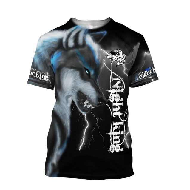 Night King Wolf 3D All Over Printed Hoodie For Men and Women DAST16102020