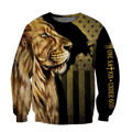 God Bless American - Lion Over  Unisex Shirts