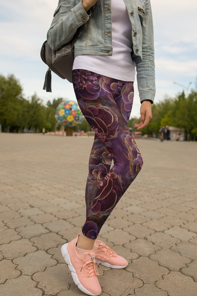 3D All Over Print Coral Sea Legging-Apparel-Khanh Arts-Legging-S-Vibe Cosy™