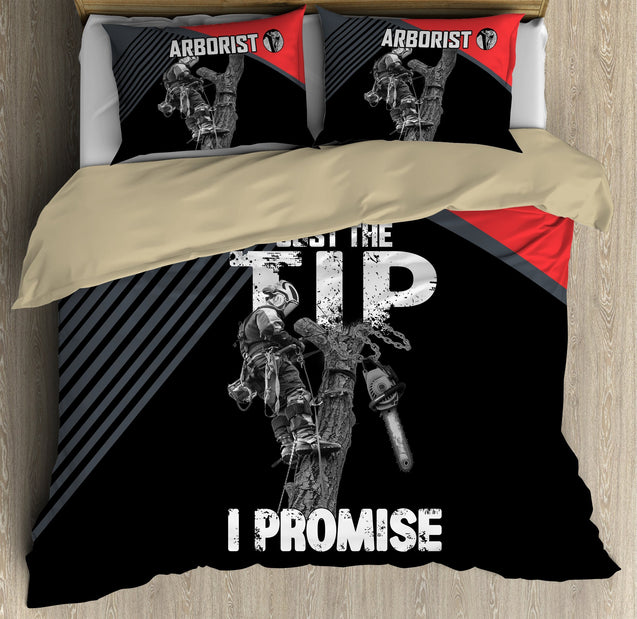 Premium All Over Printed Just The Tip I Promise Arborist Bedding Set MEI