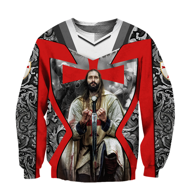 Knights Templar 3D all over printed for men and women PL19082001