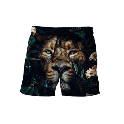 Nature Lion Over Printed Hoodie