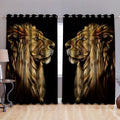 Lion Window Curtains