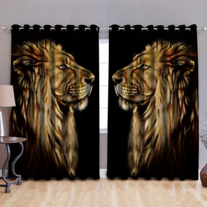 Lion Window Curtains