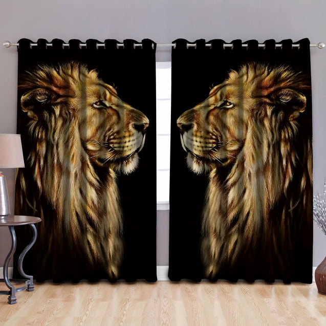 Lion Window Curtains