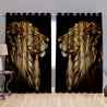 Lion Window Curtains