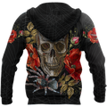 Love Skull red 3D all over printed for man and women QB06042001-Apparel-PL8386-Hoodie-S-Vibe Cosy™