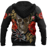 Love Skull red 3D all over printed for man and women QB06042001-Apparel-PL8386-Hoodie-S-Vibe Cosy™