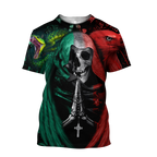Mexican Aztec Skull 3D All Over Printed Shirts For Men and Women DQB07222006