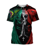 Mexican Aztec Skull 3D All Over Printed Shirts For Men and Women DQB07222006