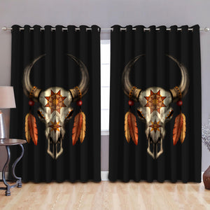 Cabezas De Toro Window Curtains