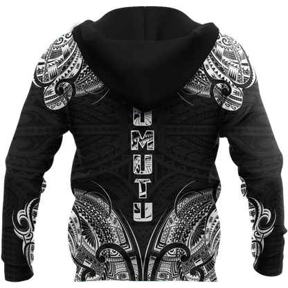 New zealand maori taumutu tattoo 3d all over printed shirt and short for man and women HHT20072002-Apparel-PL8386-Hoodie-S-Vibe Cosy™