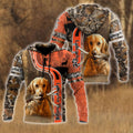 Dog Hunting Camo 3D All Over Print  Hoodie HHT17082003