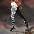 Warrior viking tanktop & legging outfit for women-Apparel-PL8386-S-S-Vibe Cosy™