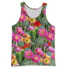 3D All Over Printed Beautiful Cactus flower Shirts-Apparel-NTH-Tank Top-S-Vibe Cosy™