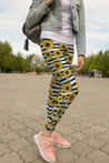 All Over Printing Yellow Sunflower Hoodie Dress-Apparel-Phaethon-Hoodie Dress-S-Vibe Cosy™
