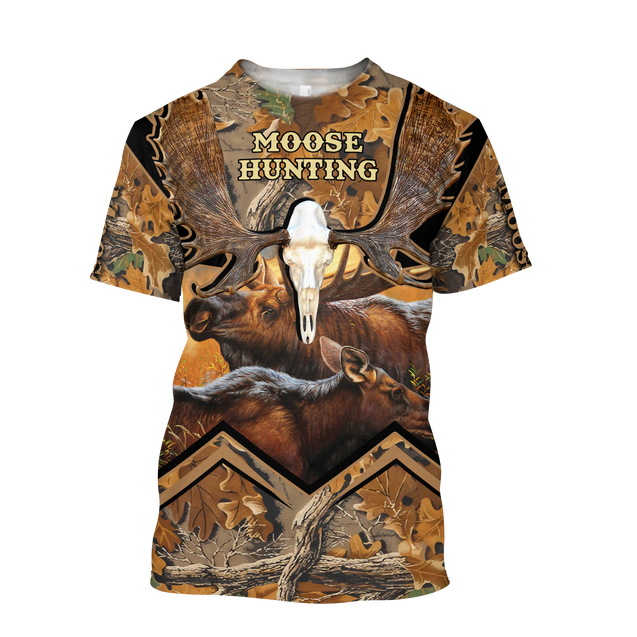 Moose Hunting 3D All Over Printed Shirts For Men LAM