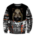 Boar Hunting 3D All Over Printed Shirts For Men LAM