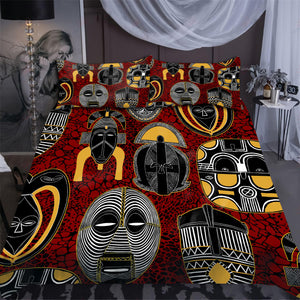 African Motifs Crazy Bedding Set-ML-ML-US Twin-Vibe Cosy™