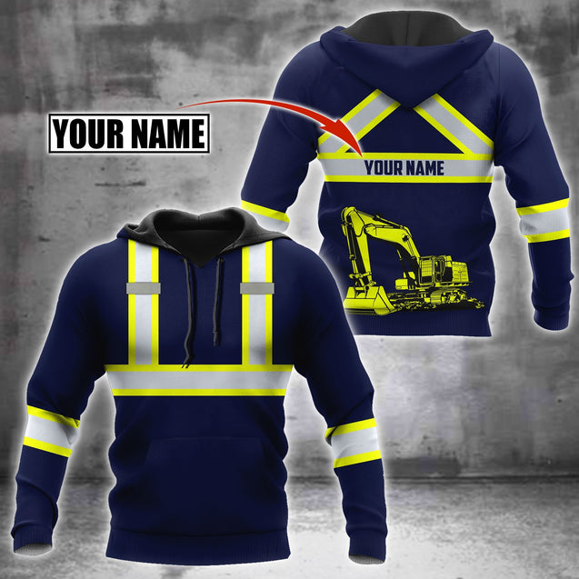 Customize Name Heavy Equipment Operator 3D All Over Printed Unisex Shirt