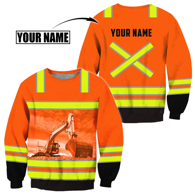 Customize Name Heavy Equipment Operator 3D All Over Printed Unisex Shirt