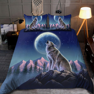 Wolf 3D All Over Printed Bedding Set