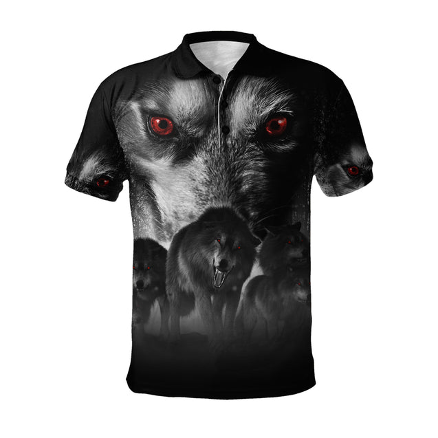 Wolf 3D All Over Printed Unisex Shirts