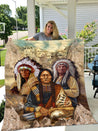 Native American 3D All Over Printed Quilt