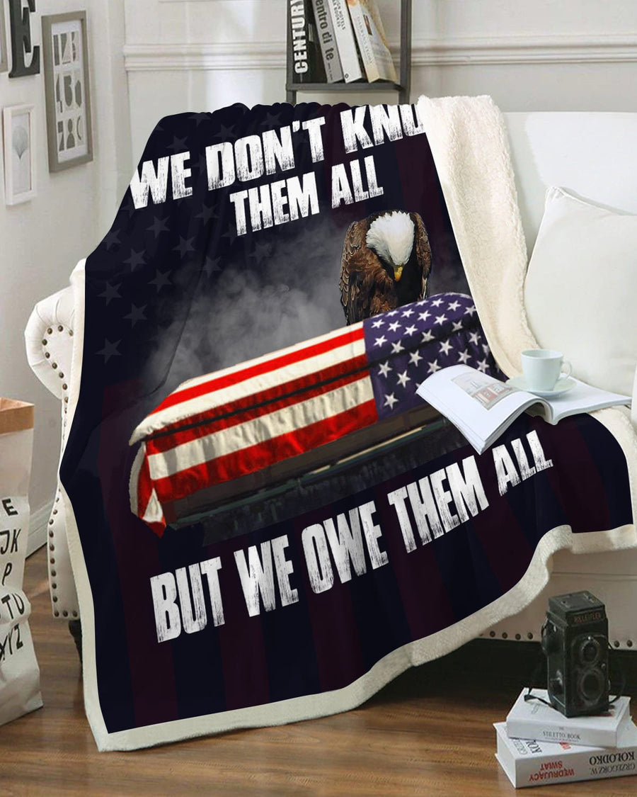 American 3D All Over Printed Blanket