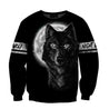 Wolf in Moon 3D All Over Printed Unisex Shirts