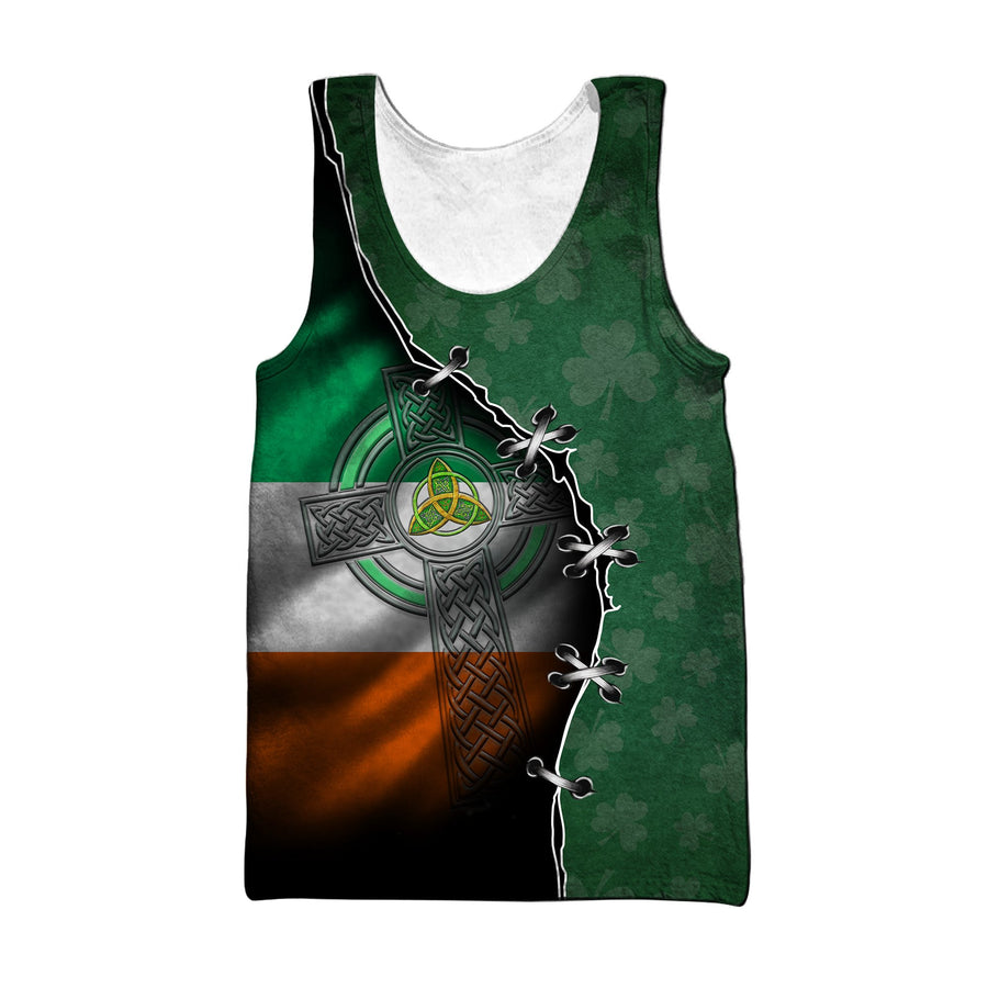 Customize Name Irish Saint Patrick Day 3D All Over Printed Unisex Shirt