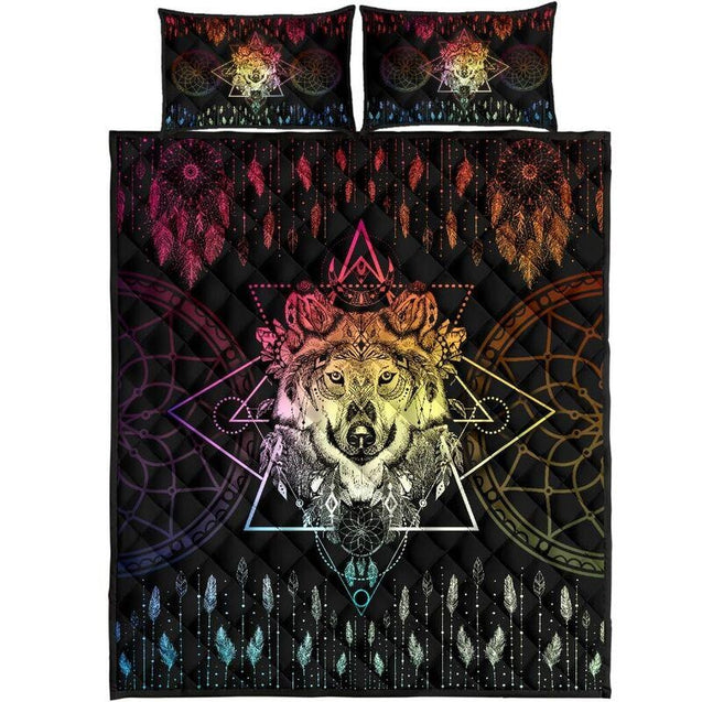 Wolf Quilt Bedding Set TA27042003-Quilt-TA-Queen-Vibe Cosy™