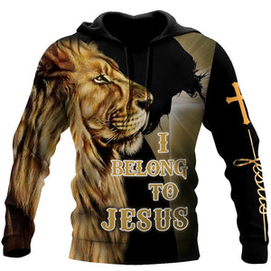 Lion love Jesus Over Printed  Unisex Shirts