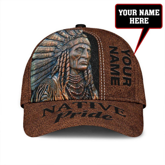 Custom Name Native American Classic Cap