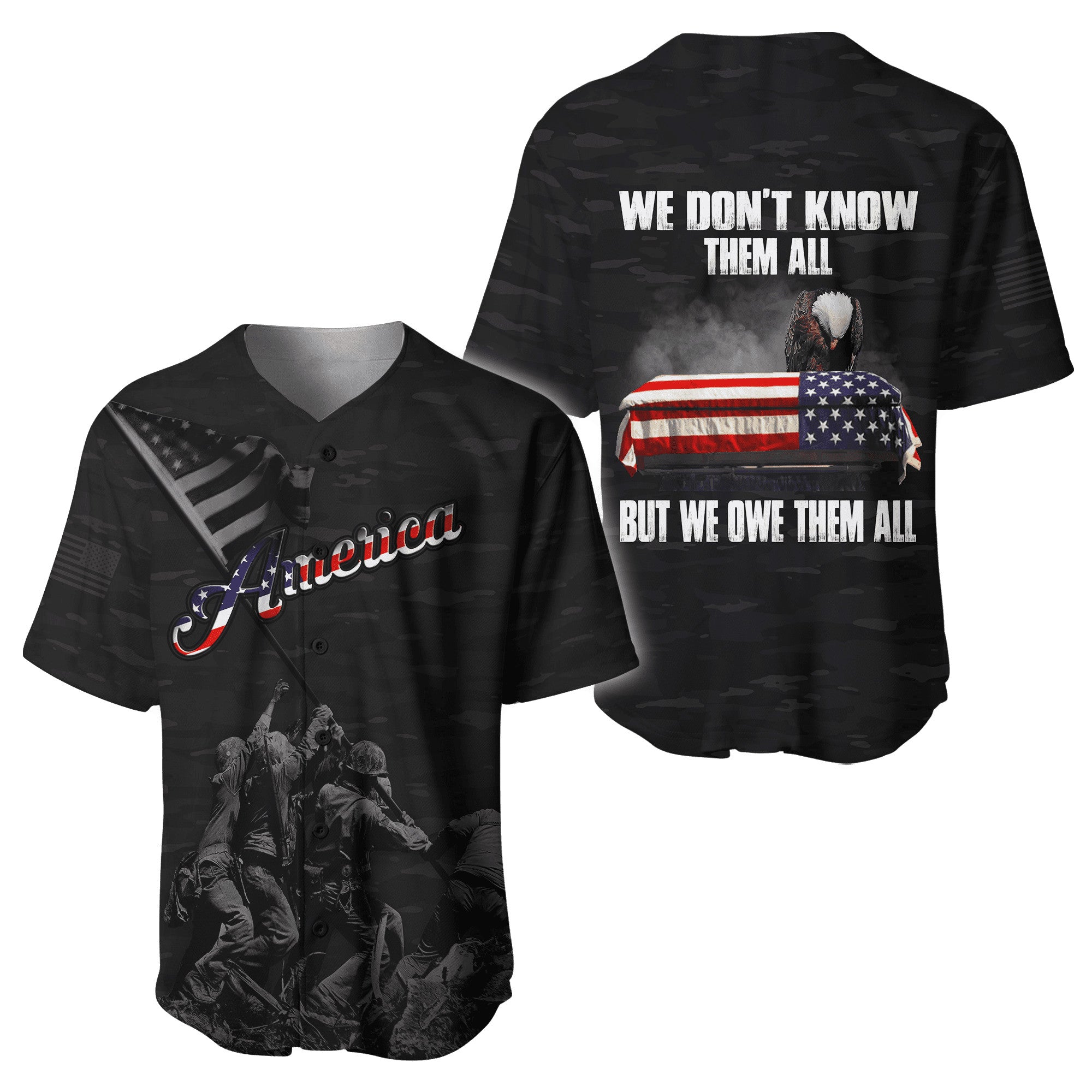 American 3D All Over Printed Unisex Shirts