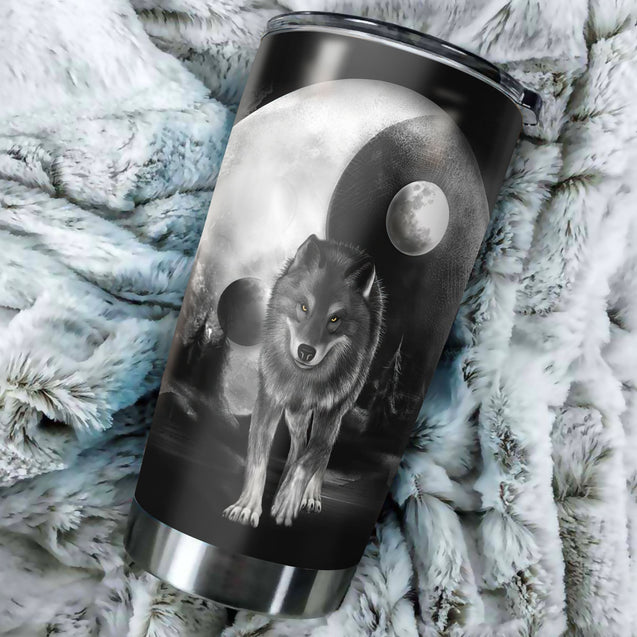 Wolf Steel Tumbler