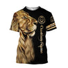 Custom Name King Lion 3D All Over Printed Unisex Shirts