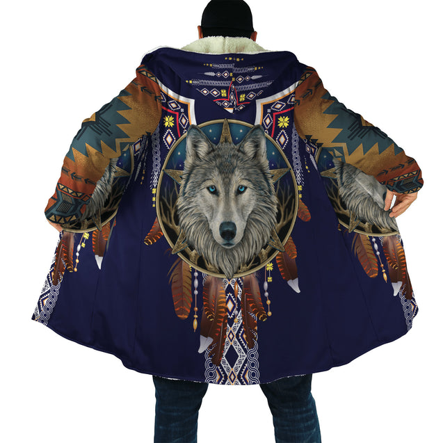 Wolf Native American 3D All Over Printed Unisex Shirts No 07