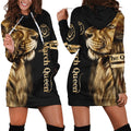 March Lion Queen 3D All Over Printed Shirt for Women