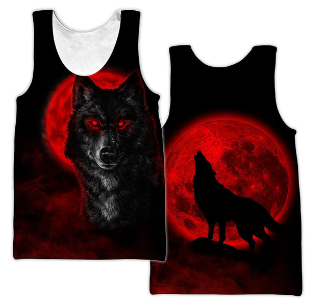 Alpha Wolf 3D All Over Printed Unisex Shirt