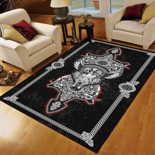 Viking 3D All Over Printed Rug