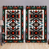 Native American 3D All Over Printed Window Curtains