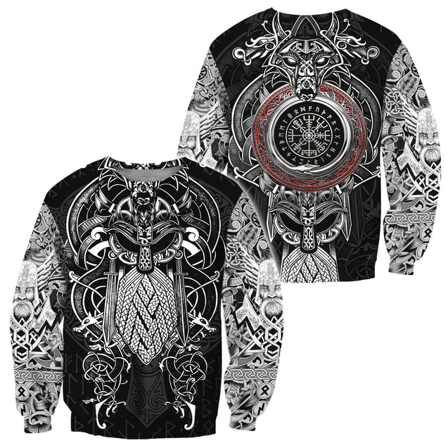 Viking Odin Tattoo 3D All Over Printed Unisex Shirts