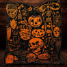 Skull Pumkin Halloween Rug