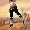 Native American 3D All Over Printed Legging + Hollow Tank Combo