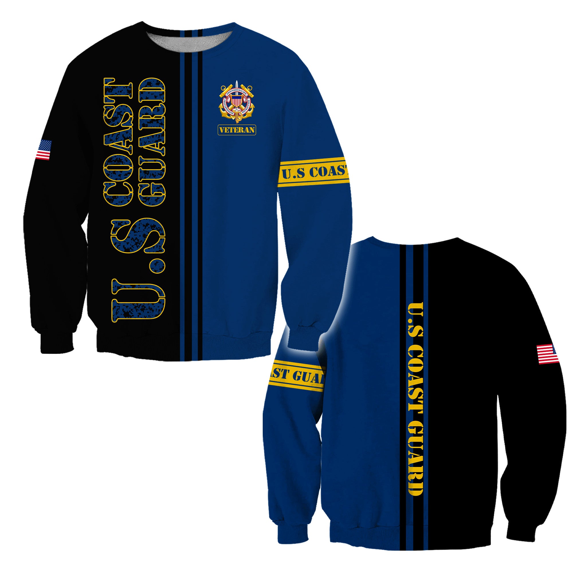 US Coast Guard 3D All Over Printed Unisex Shirts