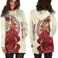 Lion Queen 3D All Over Printed Hoodie Dress for Women