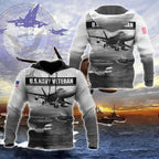 US Navy Veteran 3D All Over Printed Unisex Shirts