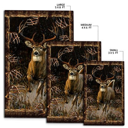 Deer Hunting 3D Rug LAM