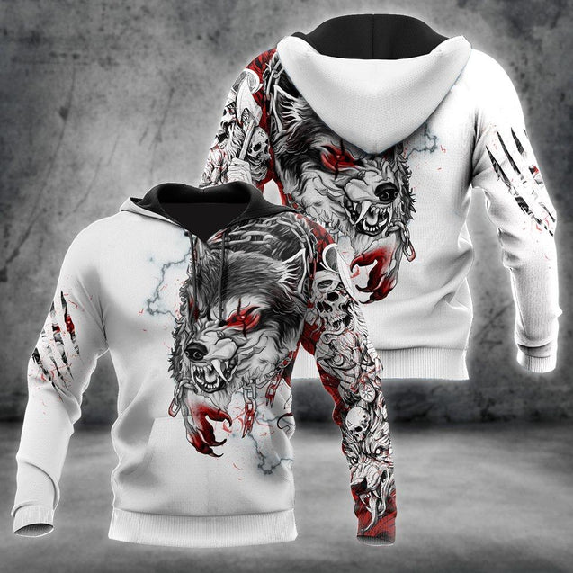 Wolf 3D All Over Printed Unisex Shirt No 08